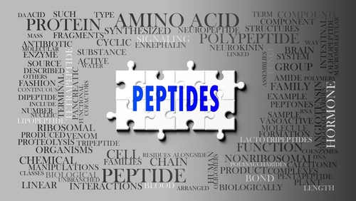 screenshot of peptides for healing